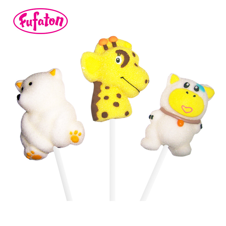 Forest & Safari Animal Marshmallow Lollipops | Wholesale Candy
