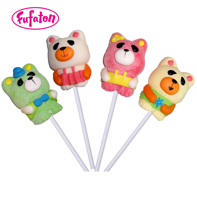 Handmade Bear Mallowpop Wholesale | Teddy Bear Marshmallow Candy Supplier