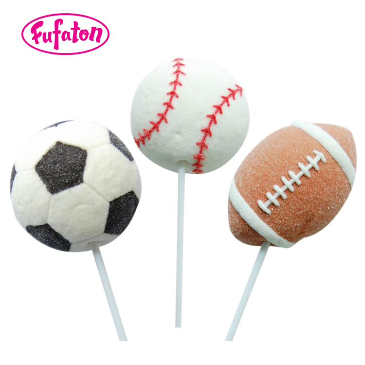 Sports Mallowpops Marshmallow Candy | Sports Theme Novelty Candy Manufacturer & Supplier