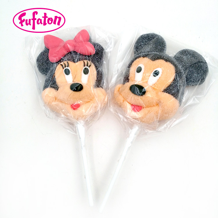 Mickey Minnie Marshmallow Lollipop Candy Wholesale | Character Candy Manufacturer