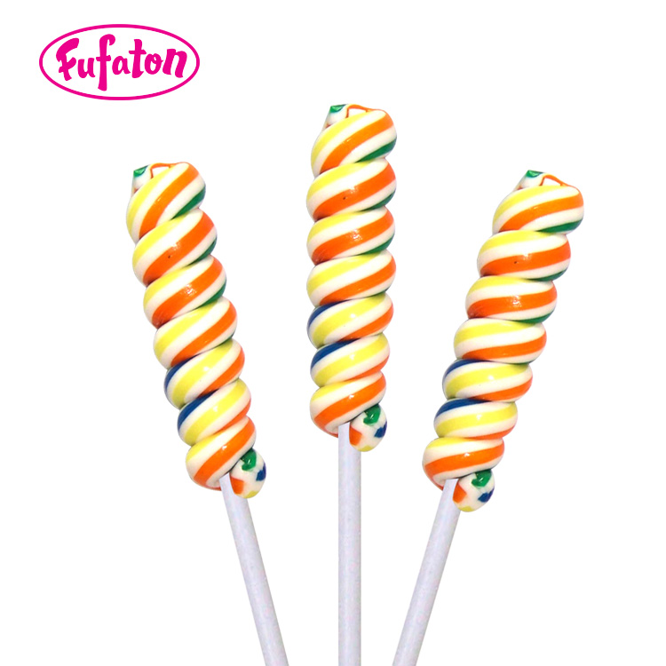 Twist Spiral Lollipop Candy | Colorful Hard Candy Manufacturer & Wholesale Supplier