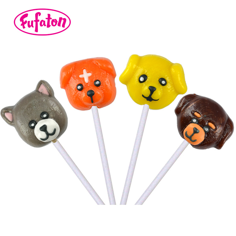 Puppy Shaped Lollipop Candy for Children | Animal Novelty Candy Manufacturer & Wholesale Supplier