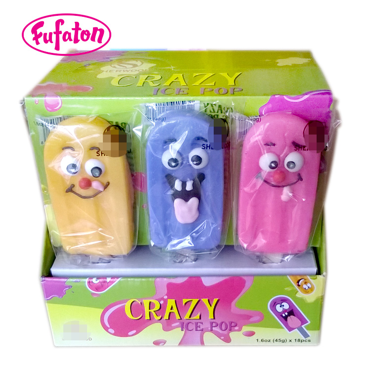 30g Crazy Ice Cream Shaped Candy Lollipops | Novelty Hard Candy Manufacturer & Supplier
