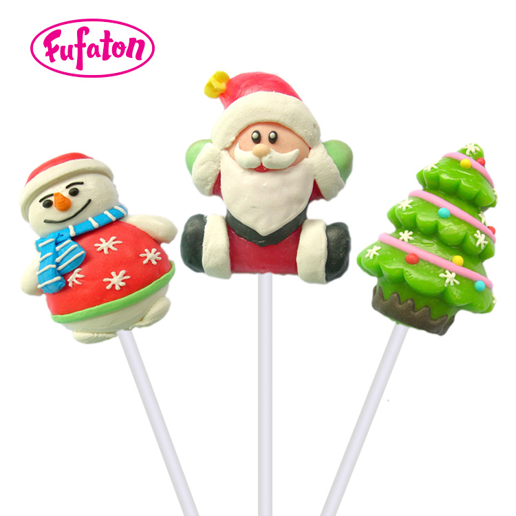 Fruit flavored cartoon shaped Lollipop Candy