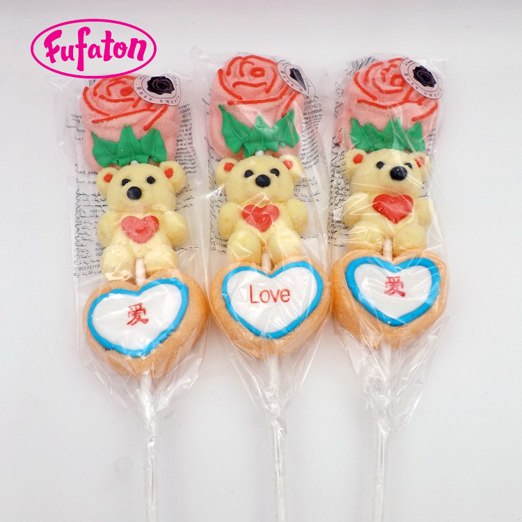 Long Stick Marshmallow Kebab Lollipop Candy | Novelty Marshmallow Manufacturer & Supplier