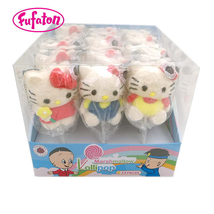 Hello Kitty Marshmallow Lollipop Candy Wholesale | Character Candy Manufacturer