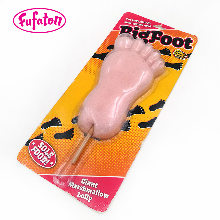 Big Foot Shaped Marshmallow Candy | Wholesale Novelty Candy Supplier
