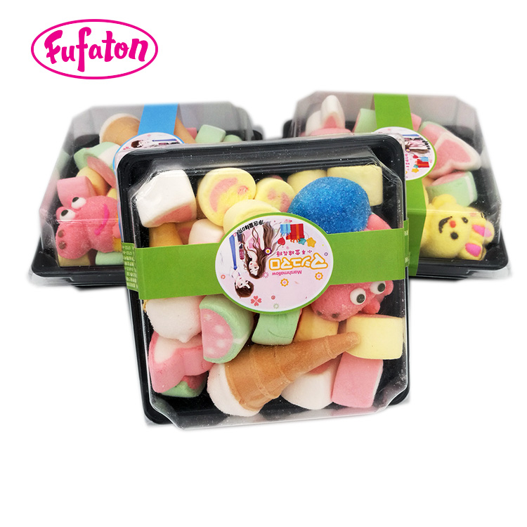 Mixed Marshmallows in Lunch Box Wholesale Supplier | Fufaton Candy Factory