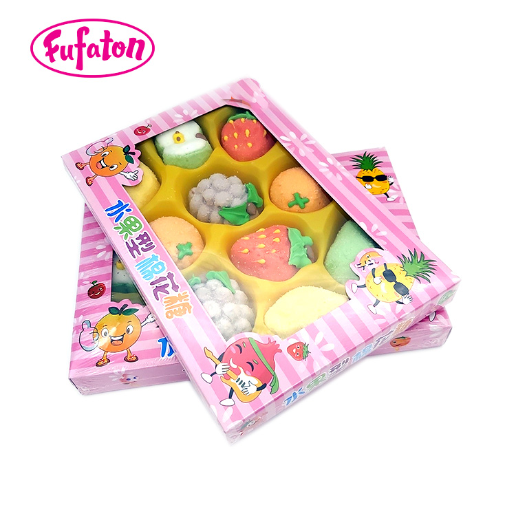Mini Decorated Fruit Marshmallows | Colorful Marshmallow Candy Manufacturer & Wholesale Supplier