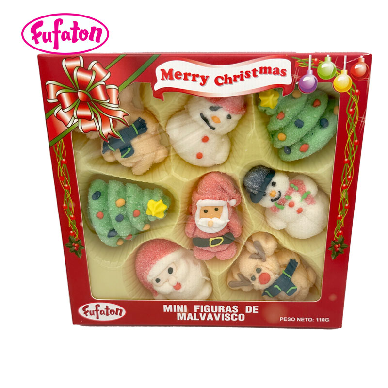 Mini Decorated marshmallows for Christmas