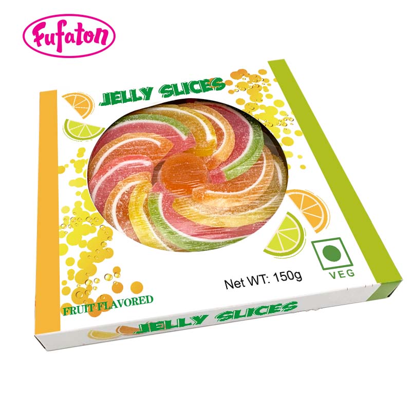 Jelly Fruit Slices Candy in Gift Box Wholesale | Fruit Jelly Candy Manufacturer