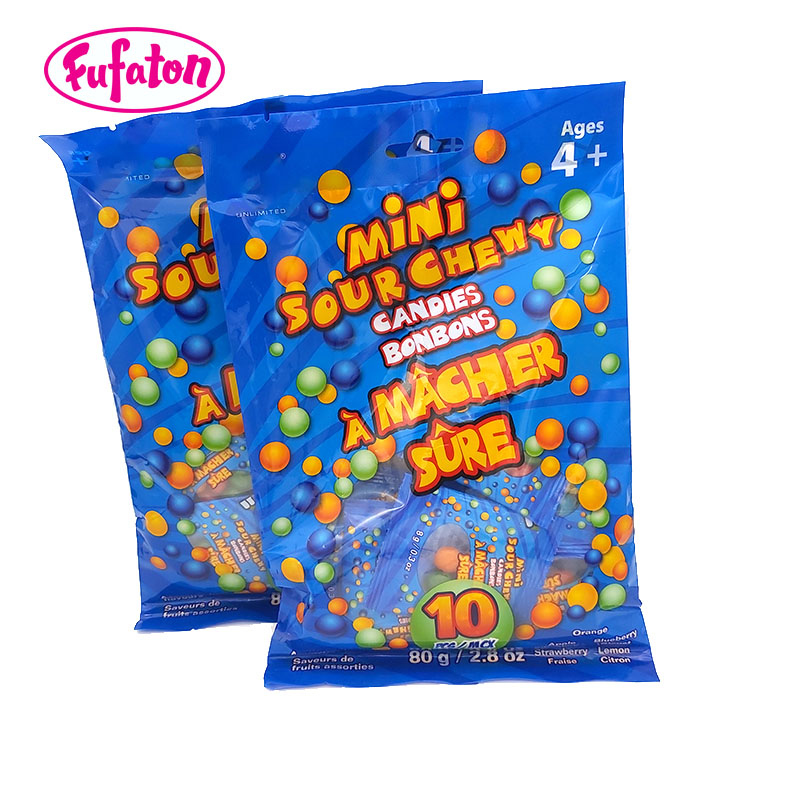 Tutti Fruitti Sour Chewy Candy with Fruit and Cola Flavors | OEM Candy Manufacturer