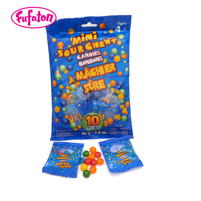 X-kittss Sour Chewy Candy Mini Box Wholesale | Fruity Chewy Candy Manufacturer