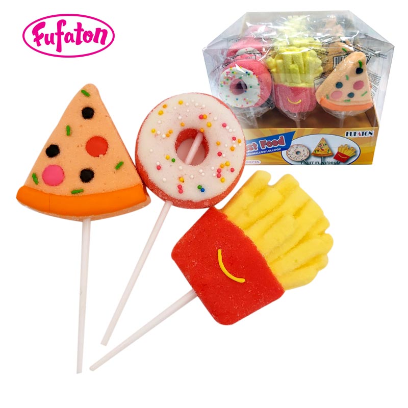 Fast Food Marshmallow Lollipop Candy Wholesale | Novelty Candy Manufacturer