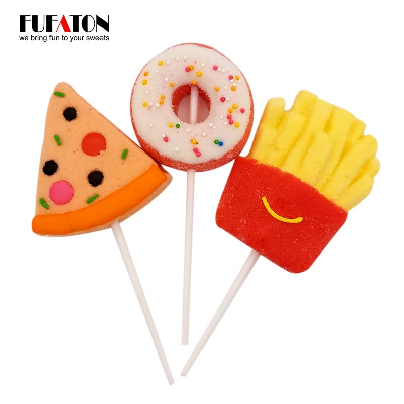 Fast Food Marshmallow Lollipop Candy Wholesale | Novelty Candy Manufacturer