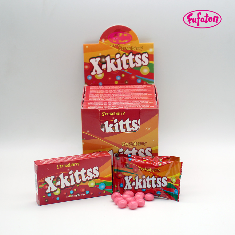 X-kittss Sour Chewy Candy Mini Box Wholesale | Fruity Chewy Candy Manufacturer